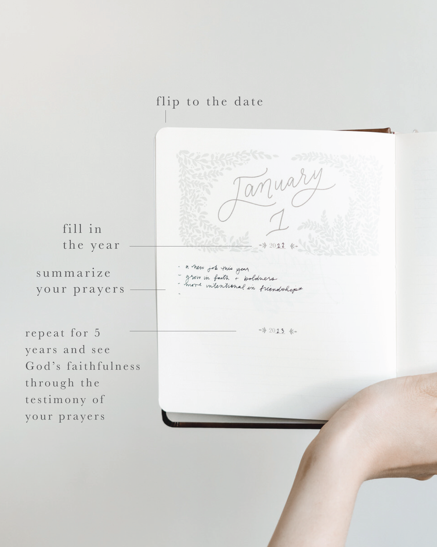 The 5-Year Prayer Journal | One Thing I Ask – Hosanna Revival