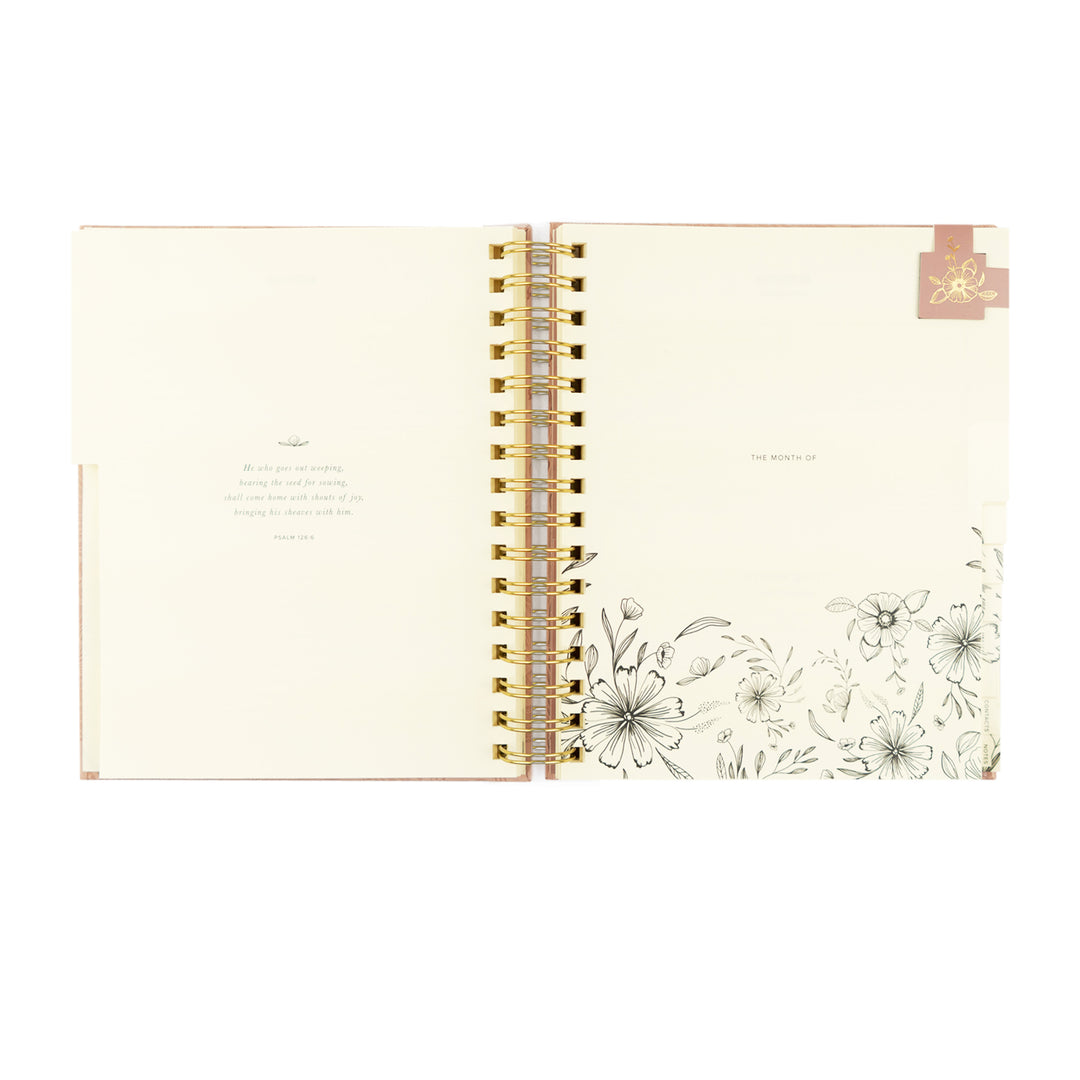 12-Month Undated Planner: Sonora Design, Spiral