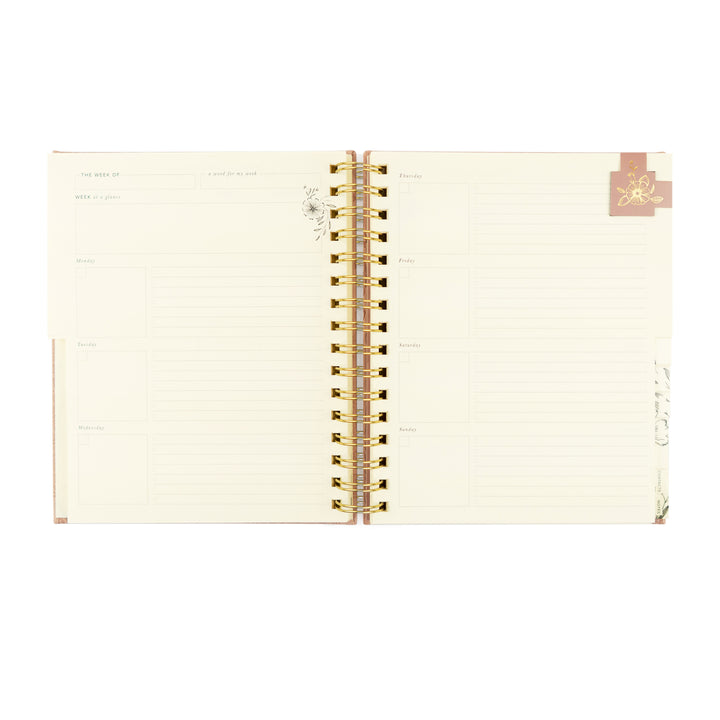12-Month Undated Planner: Sonora Design, Spiral