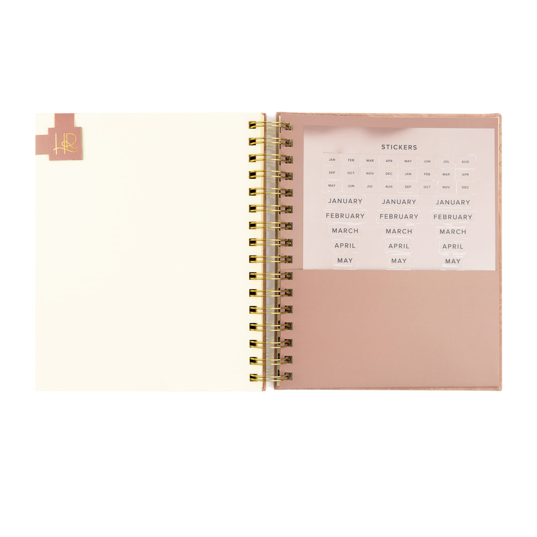 12-Month Undated Planner: Sonora Design, Spiral