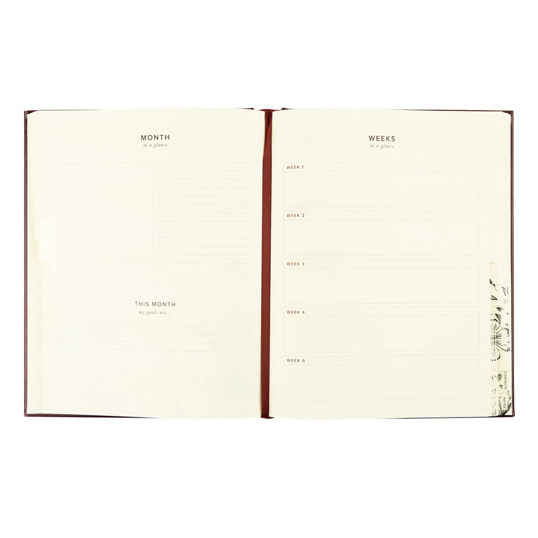 12-Month Undated Planner: Yorkshire Design, Layflat