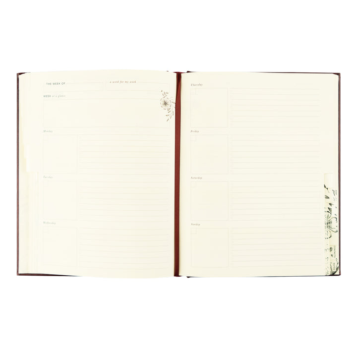 12-Month Undated Planner: Yorkshire Design, Layflat