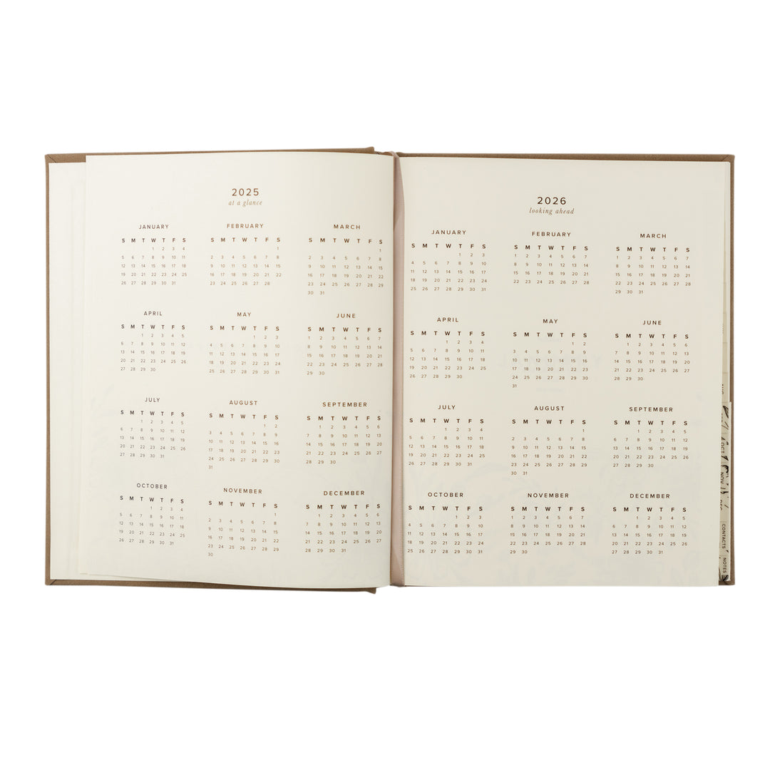 12-Month 2025 Dated Planner: Marlo Design, Layflat