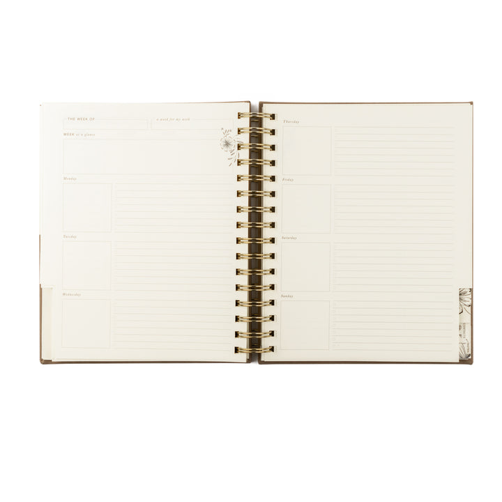 12-Month Undated Planner: Marlo Design, Spiral