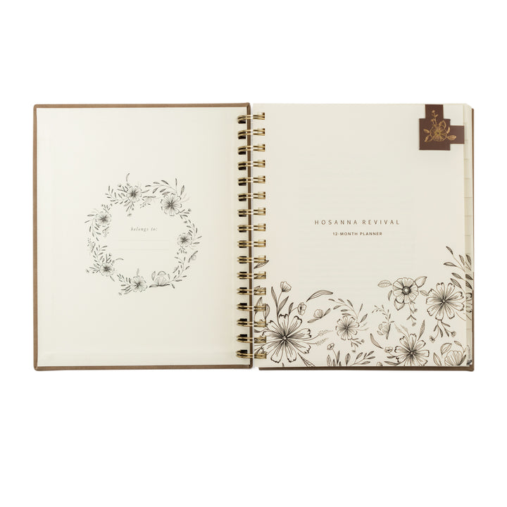 12-Month Undated Planner: Marlo Design, Spiral