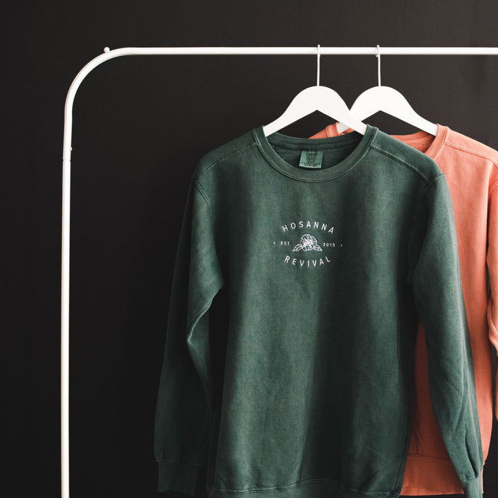 Hosanna Revival Sweatshirt: Sea Foam Green