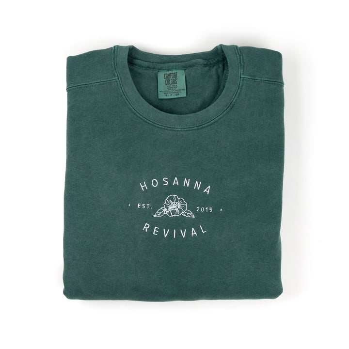 Hosanna Revival Sweatshirt: Sea Foam Green