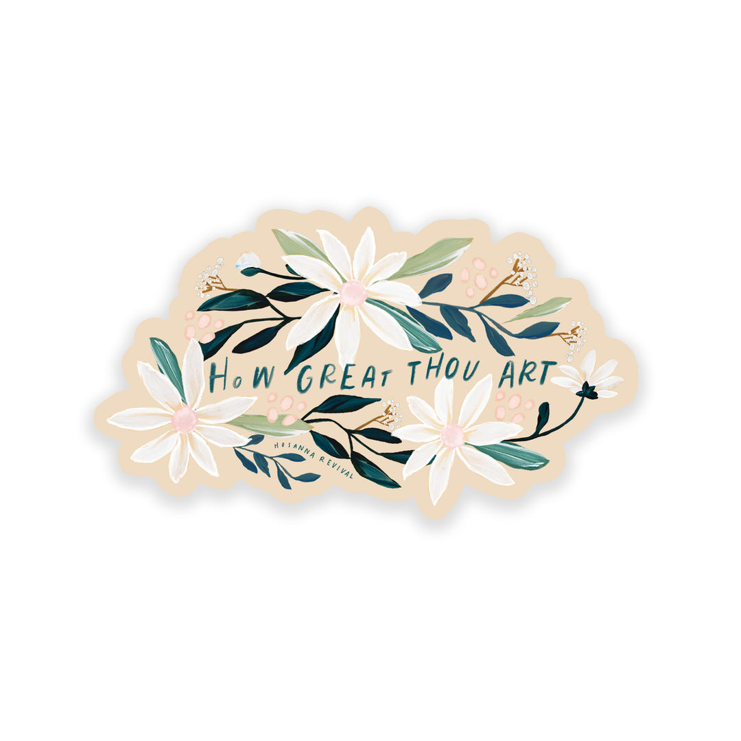 How Great Thou Art Sticker