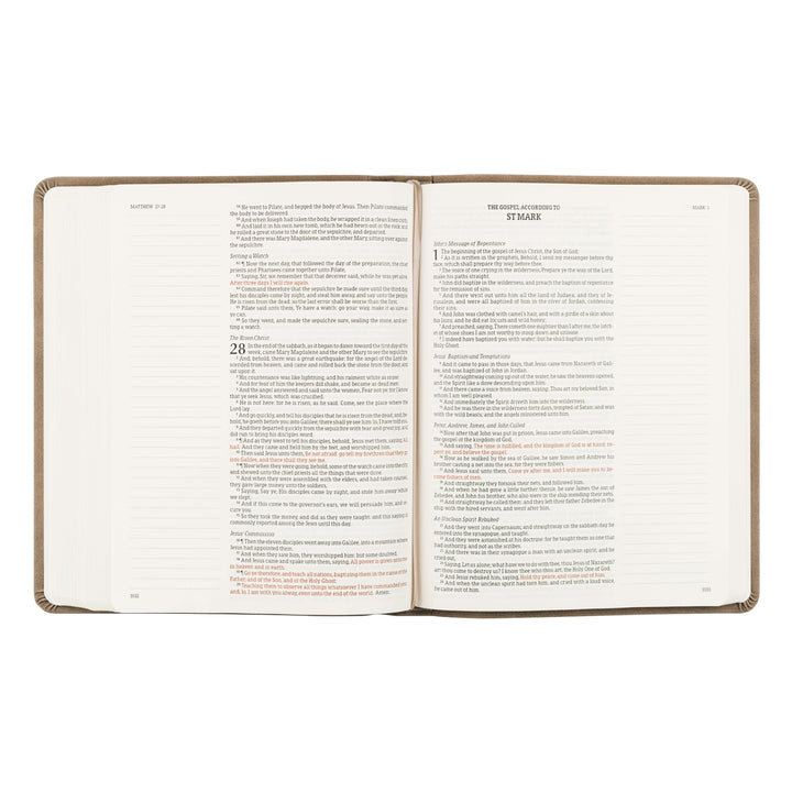 KJV Large Print Notetaking Bible: Marlo Theme