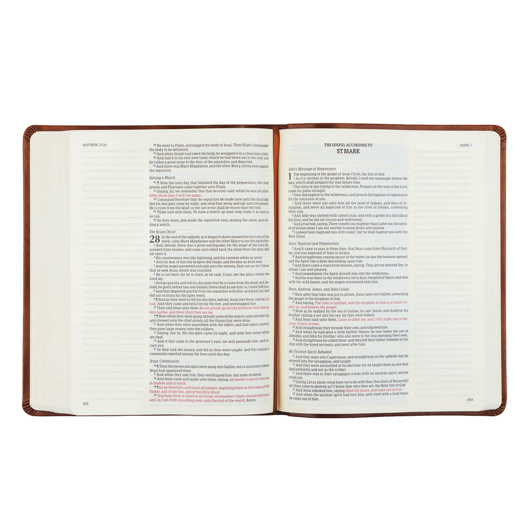 KJV Large Print Notetaking Bible: Vienna Theme